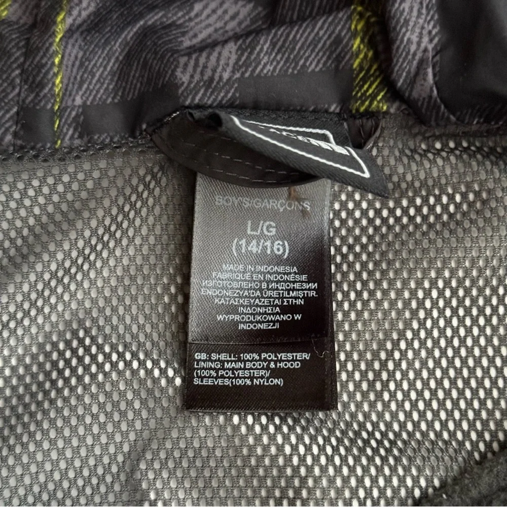 The North Face Boys Hyvent 2-in-1 Hooded Shell Jacket - Size Large (14/16) Used - Picture 5 of 13